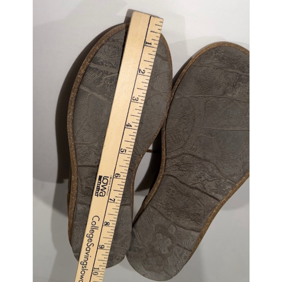 BØRN Temple Suede Leather Ankle Boot Boho Rustic Lace-Up Brown Women 7.5 Comfort - Picture 7 of 8